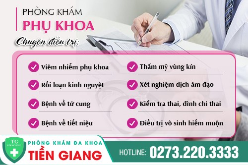 Phòng khám phụ khoa Tiền Giang uy tín